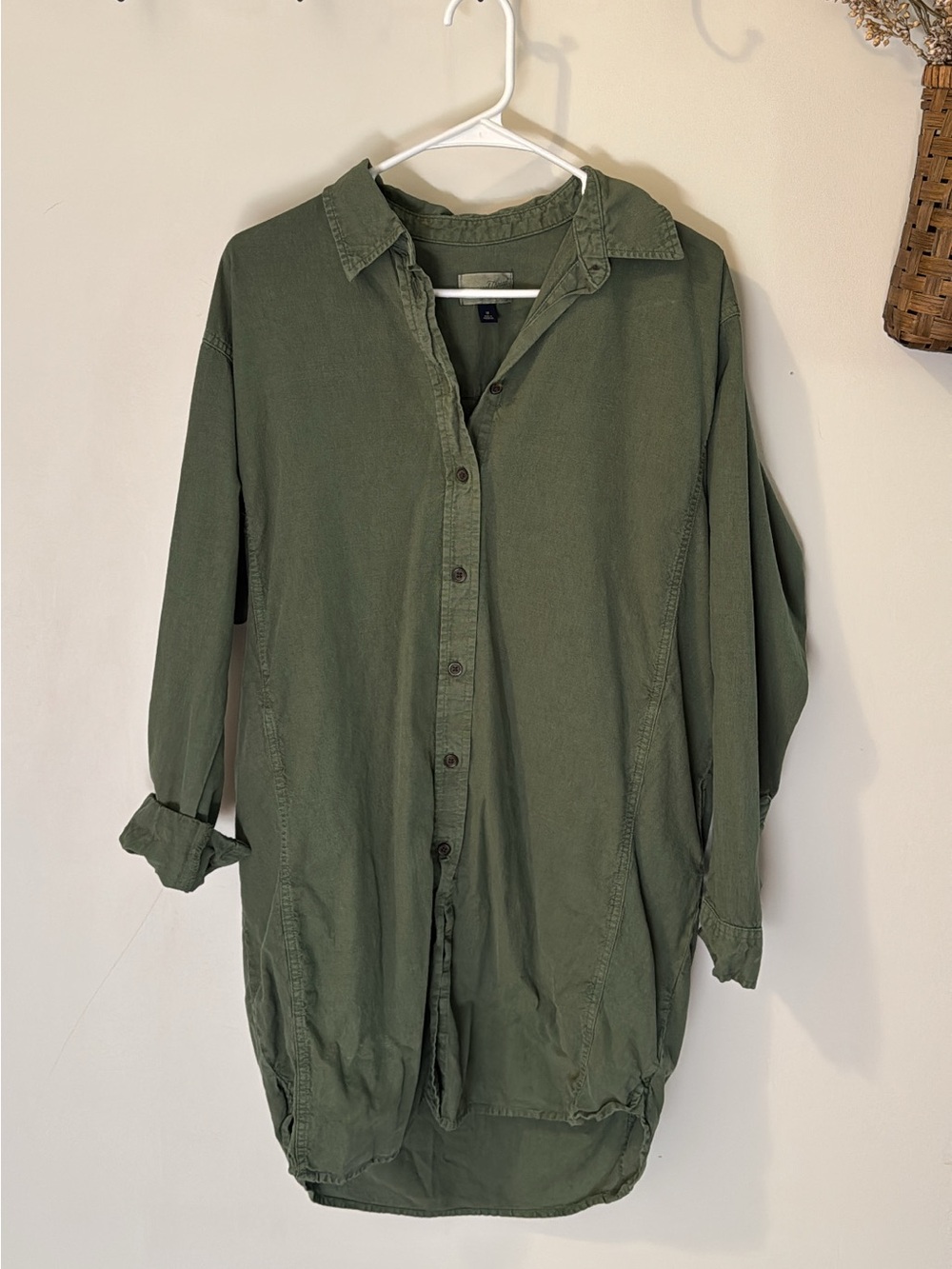 Universal Thread Olive Green Long Sleeve Women's Dress